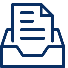 Inbox Text Icon from Cyber Line Set