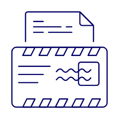 Mail Envelope 1 Illustration from UX Line Set