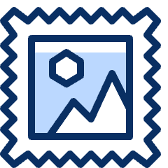 Stamp 2 Icon from Cyber Duotone Set