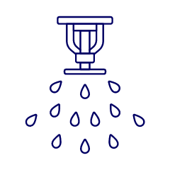 Fire Sprinkler Illustration from UX Line Set