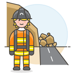 Rescuer 3 Illustration from UX Colors Set