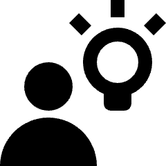 Employment Employee Idea Icon from Nova Solid Set