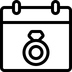 Engagement Calendar Date Icon from Ultimate Light Set