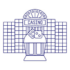 Casino Illustration from UX Line Set