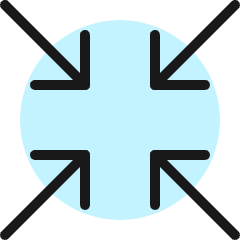 Shrink 1 Icon from Ultimate Colors Set