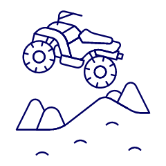 Atv Off Road Illustration from UX Line Set