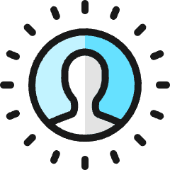 Face Id 10 Icon from Ultimate Colors Set
