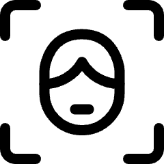 Face Id 2 Icon from Ultimate Regular Set