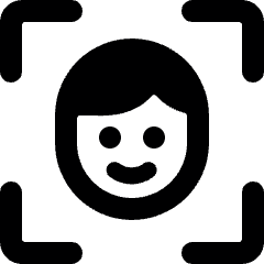 Face Id 2 Icon from Ultimate Bold Set