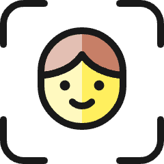 Face Id 2 Icon from Ultimate Colors Set