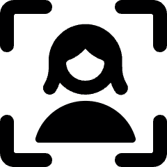 Face Id 6 Icon from Ultimate Bold Set