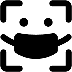 Face Id Mask Icon from Ultimate Bold Set