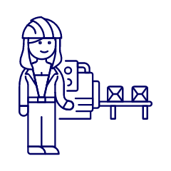 Factory Worker 2 Illustration from UX Line Set