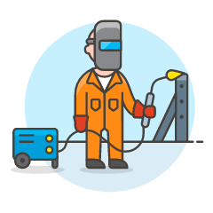 MACHINE WELDER 1 Illustration from UX Colors Set