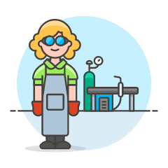 Welding Station 2 Illustration from UX Colors Set