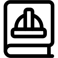 Book Helmet 2 Icon from Ultimate Regular Set