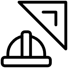 Design Helmet Icon from Ultimate Light Set