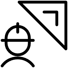 Design Person Icon from Ultimate Light Set