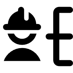 Engineer Project Superviser 1 Icon from Ultimate Bold Set