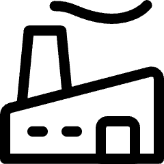 Factory Building 1 Icon from Ultimate Regular Set