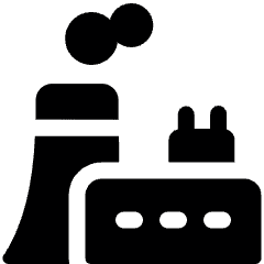 Factory Building 4 Icon from Ultimate Bold Set