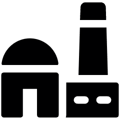 Factory Building 5 Icon from Ultimate Bold Set