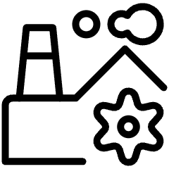 Factory Building Cog 1 Icon from Ultimate Light Set