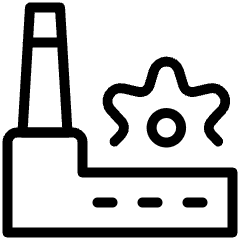 Factory Building Cog 3 Icon from Ultimate Light Set