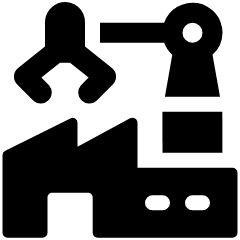 Factory Building Crane Arm Icon from Ultimate Bold Set