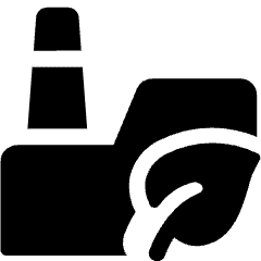 Factory Building Eco Friendly 1 Icon from Ultimate Bold Set