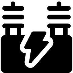 Factory Building Power Plant Icon from Ultimate Bold Set