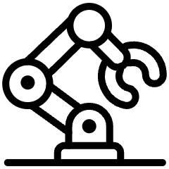 Factory Industrial Robot Arm 1 Icon from Ultimate Light Set