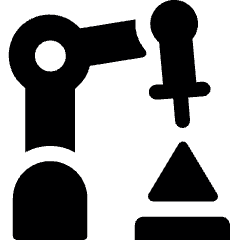 Factory Industrial Robot Assembly Line 1 Icon from Ultimate Bold Set