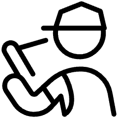 Factory Manufacturing Control Icon from Ultimate Light Set