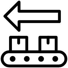 Factory Manufacturing Line Left 2 Icon from Ultimate Light Set