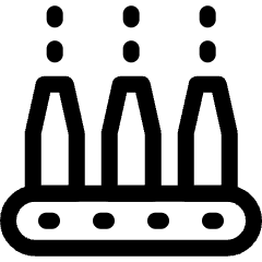Factory Manufacturing Process Bottle Icon from Ultimate Regular Set