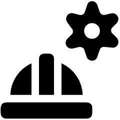 Helmet Cog Icon from Ultimate Bold Set