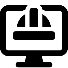 Helmet Monitor Icon from Ultimate Bold Set
