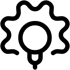 Idea Cog Icon from Ultimate Regular Set