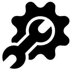 Maintenance Wrench Icon from Ultimate Bold Set