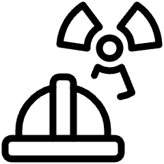 Radioactive Helmet Icon from Ultimate Light Set