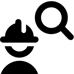 Research Person Icon from Ultimate Bold Set