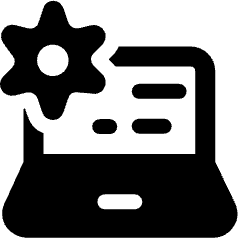 Software Notebook Cog 1 Icon from Ultimate Bold Set