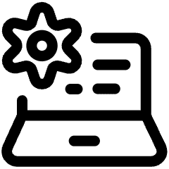 Software Notebook Cog 1 Icon from Ultimate Regular Set