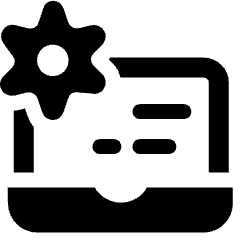 Software Notebook Cog 2 Icon from Ultimate Bold Set