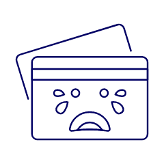 Credit Card Cry 2 Illustration from UX Line Set