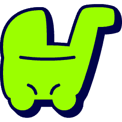 Baby Cart Icon from Stickies Duo Set