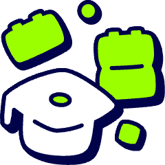 Education Toy Icon from Stickies Duo Set