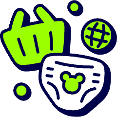 Online Baby Shop Icon from Stickies Duo Set