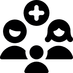 Family Add New Member Icon from Ultimate Bold Set
